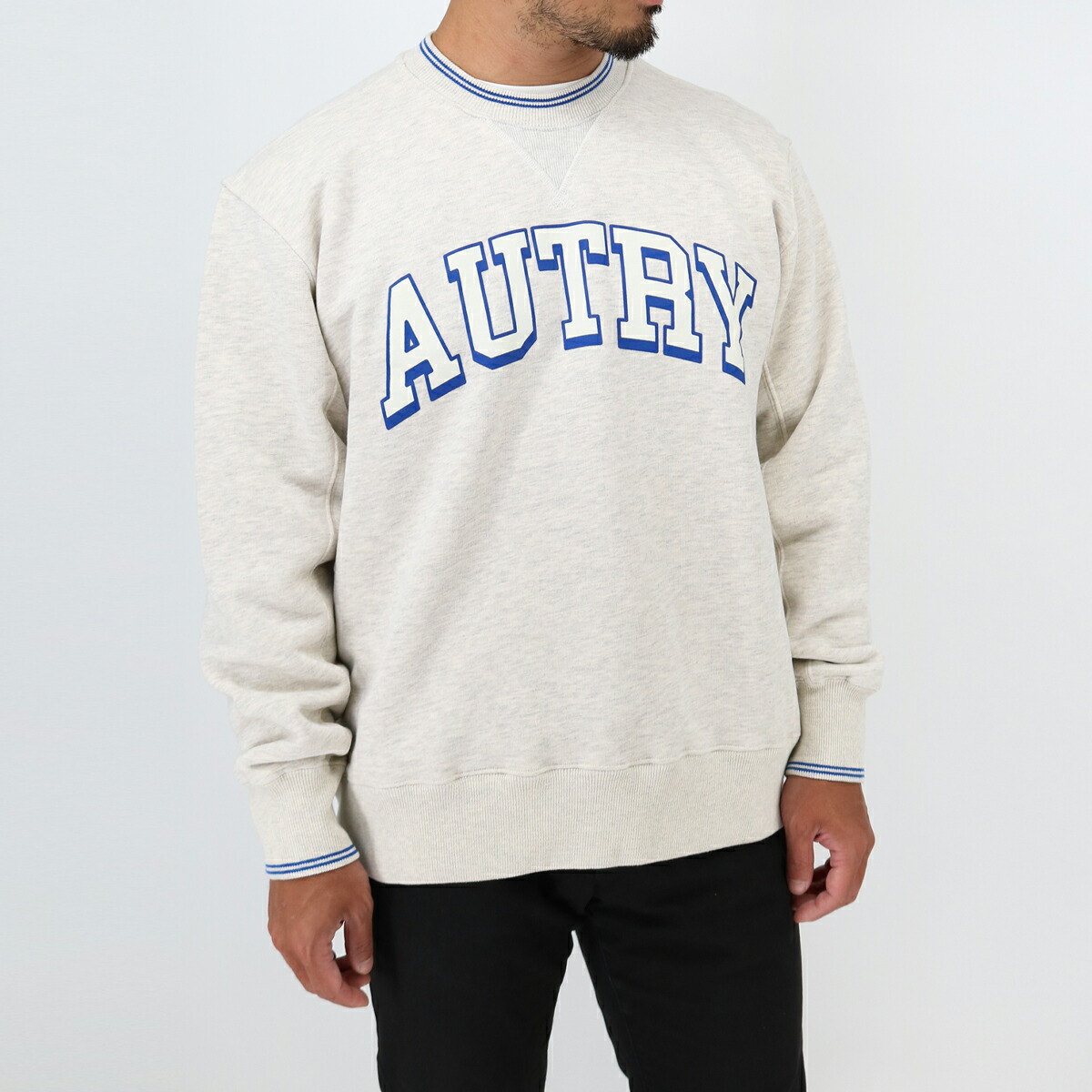 楽天市場】AUTRY オートリー SWPM522M MELANGE ロゴスウェット