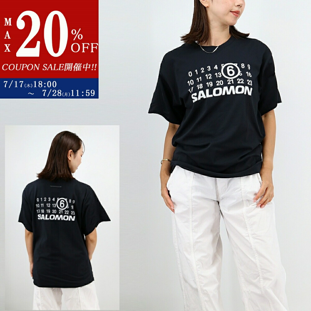 MM6 × SALOMON コラボ レディースTシャツ S52GC0345 楽天市場】【2025春夏物モデル】☆5/2入荷☆ MM6×SALOMON メゾン