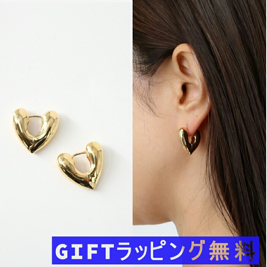 楽天市場】ANNIKA INEZ アニカイネズ ピアス Heart Hoops Lrg E926-LRG