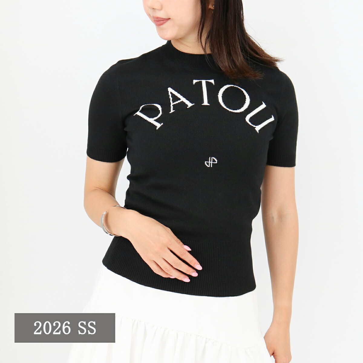 PATOU クロップド セーター ショート ニット 【公式通販】 PATOU クロップド セーター ショート ニット 【公式通販】