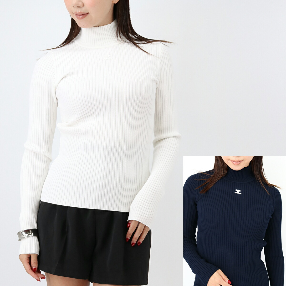 楽天市場】Courreges クレージュ 半袖ニット REEDITION SHORT SLEEVES