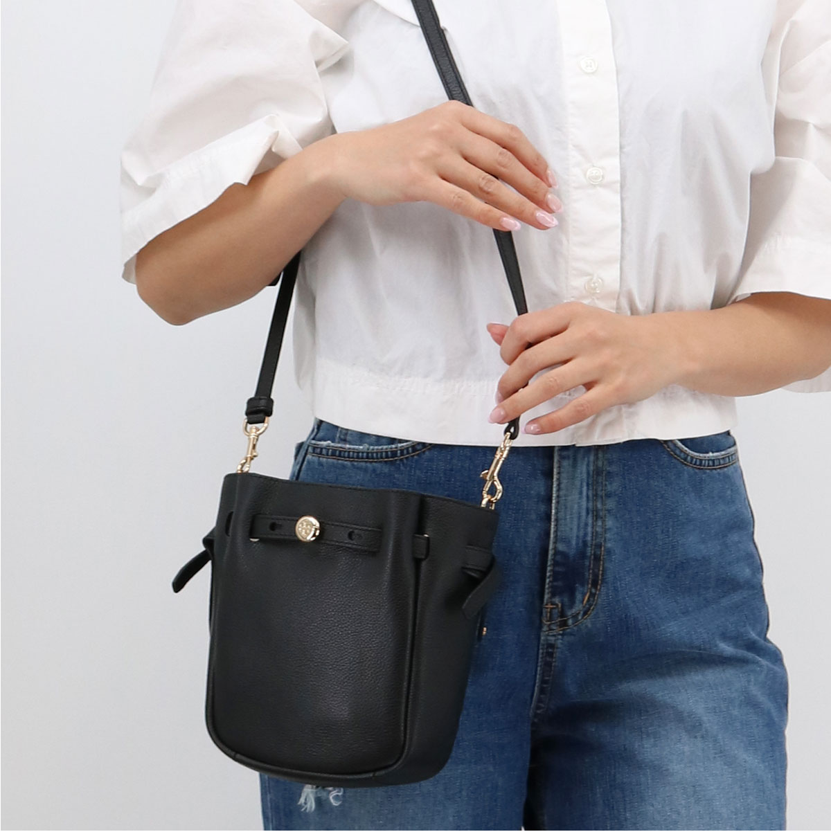 TORY BURCH トリーバーチ ショルダーバッグ 171002 ROMY PHONE CROSSBODY ロミー スモールクロスボディ ポシェット 斜め掛け レザー ロゴ レディース ブランド