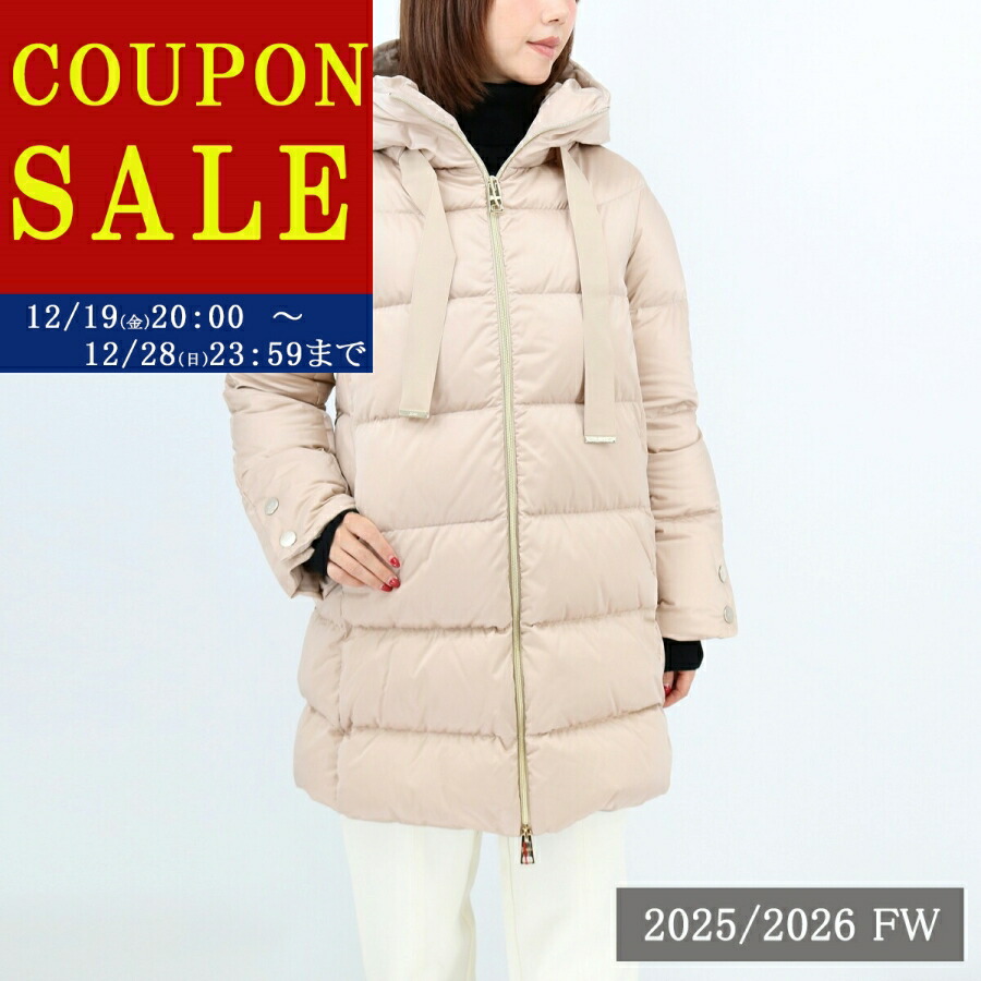 楽天市場】送料無料 HERNO ヘルノ フーデッドコート 裾フリル 袖フリル