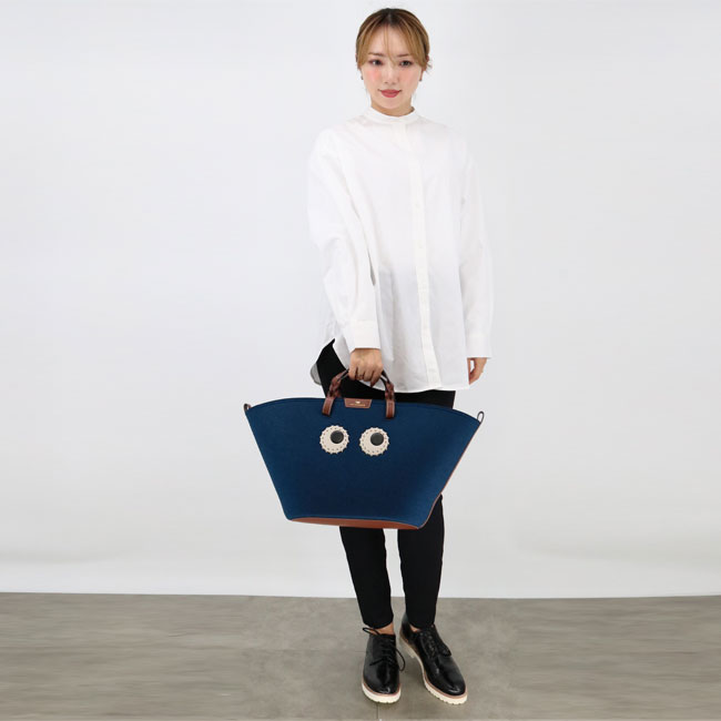 アニヤハインドマーチ 5050925170154 21086778 Felt Eyes Tote