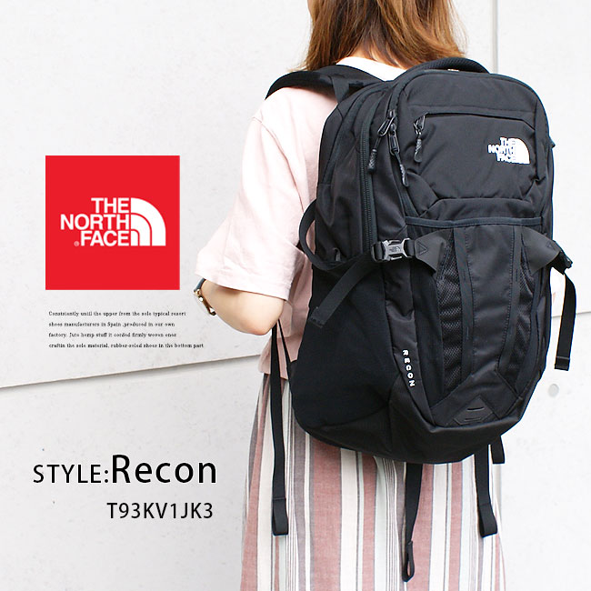 楽天市場 The North Face ノースフェイス Recon リーコン T93kv1jk3アウトドア リュック バックパック レディースメンズ バッグ 大容量 30l ブラック 黒 通勤 通学 登山 収納可能 旅行 アウトドア キャンプ Share S Garden シェアズガーデン