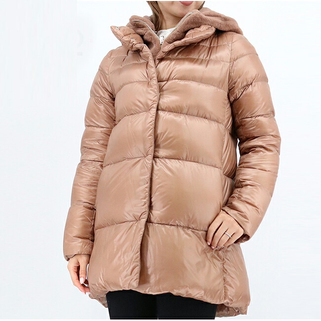【楽天市場】HERNO ヘルノ Resort PI00080DR 12017 2450/BROWN ヘーゼルブラウン エコファー付 ロング ...