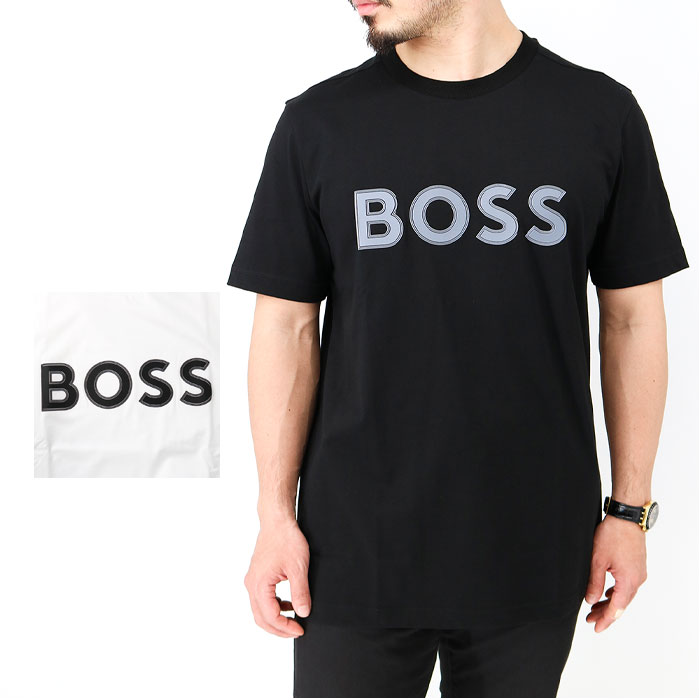 【ストリート】Hugo Boss コットン プリント デザイン Tシャツ ストリート】Hugo Boss コットン プリント デザイン Tシャツ