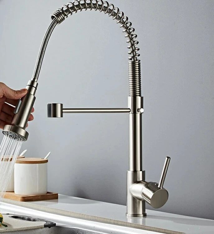 楽天市場】360度 キッチン フレキシブル 混合水栓 シングルレバー 蛇口