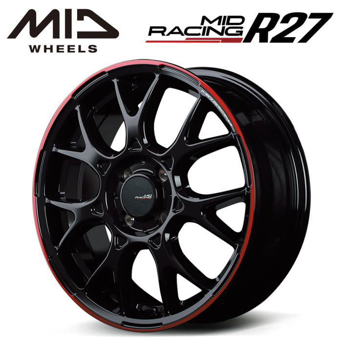 ALEXRIMS BAR20 完組ホイール ブラック/レッド 楽天市場】【送料無料・代引き可】【ホイール4本セット】マルカ