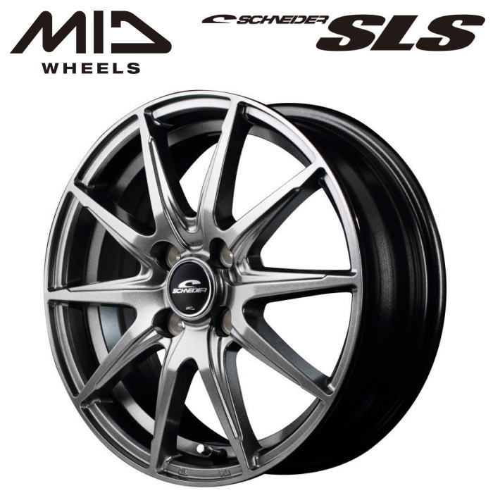 SCHNEIDER 15インチ ホイール シルバー Amazon | MID シュナイダー SQ27 ホイール メタリックシルバー