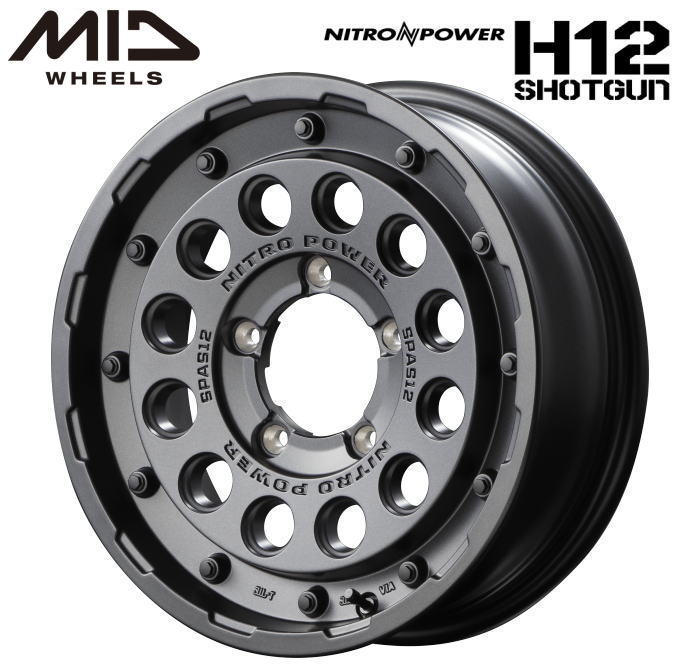 楽天市場】ナイトロパワー H12 ショットガン 16インチ 5.5J