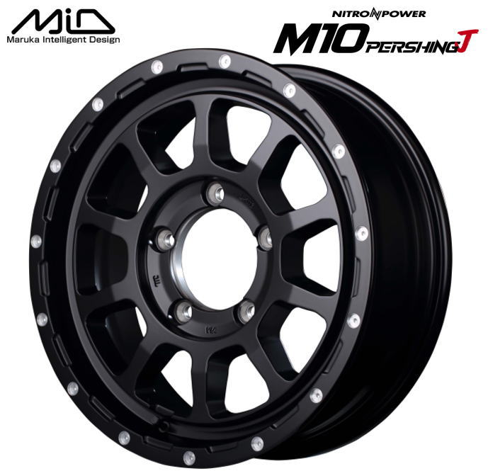 楽天市場】新品 ナイトロパワー M10パーシングS 1770+42 5/114