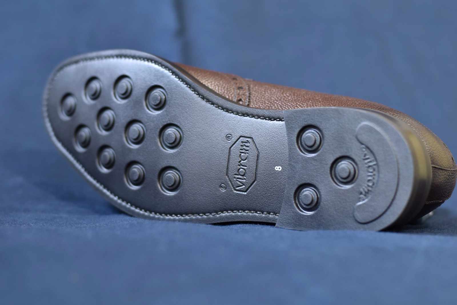 ビジネスシューズ革靴RAYMARシボ革フルブローグダークブラウンオールウェザーシリーズグットイヤーウェルト23.5cm~28.0cmレイマー全天候型モデル外羽根ラバーソールVibramDayles