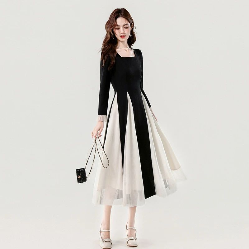 ★S～2L★パーティー ドレス ロング フレアワンピ ワンピース ワンピ パーティードレス パーティーワンピ 結婚式 二次会 大きいサイズ