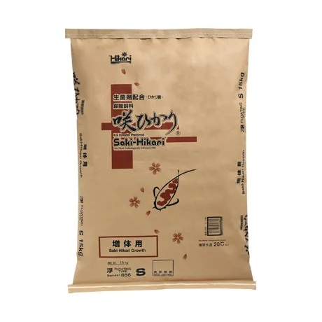 【全国貨物輸送無料】キョーリン 咲ひかり 増体用 浮かびあがる S 15Kg 大袋 金魚・鯉の餌
