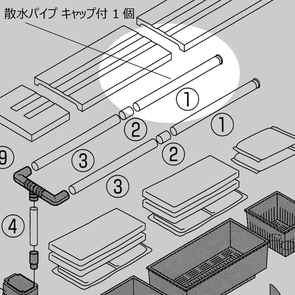 楽天市場 全国送料無料 在庫有り 即ok Gex 散水パイプキャップ付 グランデ900 Mb900交換ポンプ 用 レヨンベールアクア楽天市場店