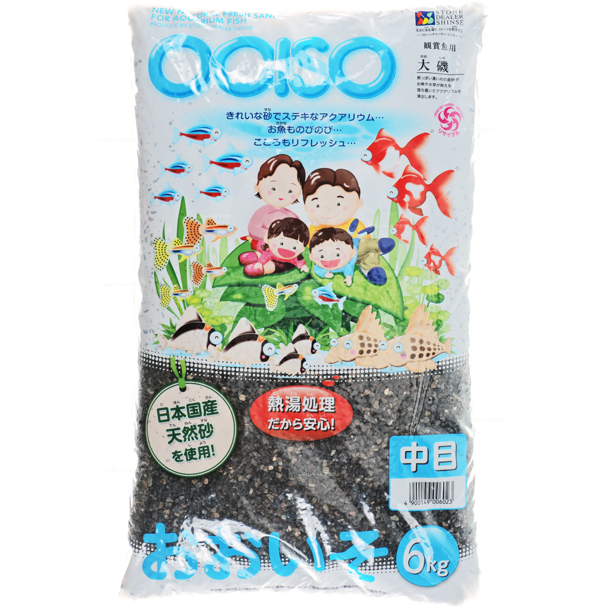 Sdシンセー 大磯砂 おおいそ 新ロット新パッケージ 中目6kg