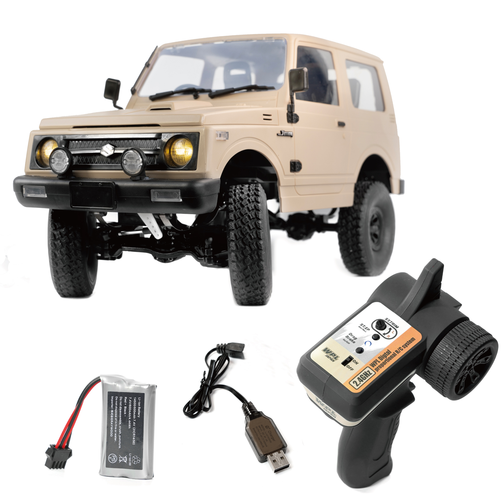 スズキ ジムニー ラジコンカー 4WD WPL WPL JAPAN ラジコン スズキ ジムニー(JA11) 1/10 アウトドア