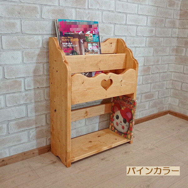 楽天市場】木製2段スタンドラック H60cm [RRA-1]収納家具 フリーラック