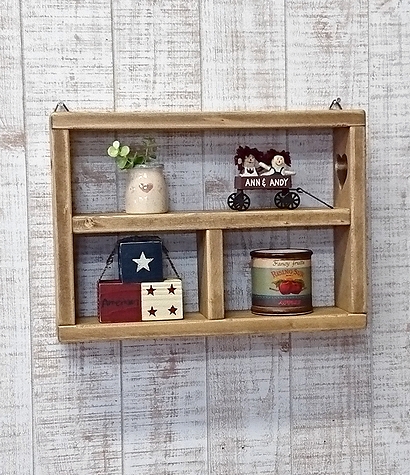 楽天市場】カントリーウォールシェルフ 幅80cm ハート型ペグ RSE