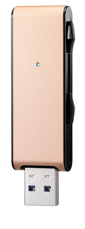 アイ・オー・データ USBメモリー 128GB ゴールド|USB 3.1 Gen 1(USB 3.0)対応|超高速転送|2カラー・5容量から選べる|アルミボディ|日本メーカー U3-MAX2/128G