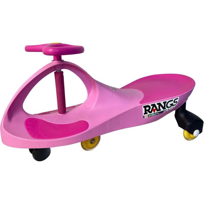 ラングスジャパン(RANGS) グッドデザイン賞 グッド・トイ賞 プラズマカー ピンク【ゴム製ウィール標準装備】耐荷重100kg 2人乗りも 室内でも屋外でも PlasmaCar 3歳以上｜RB本舗 9,327円