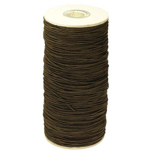 金天馬 工業用大巻 #28 細丸 カラーゴム 300mボビン巻 kw92437 茶 55