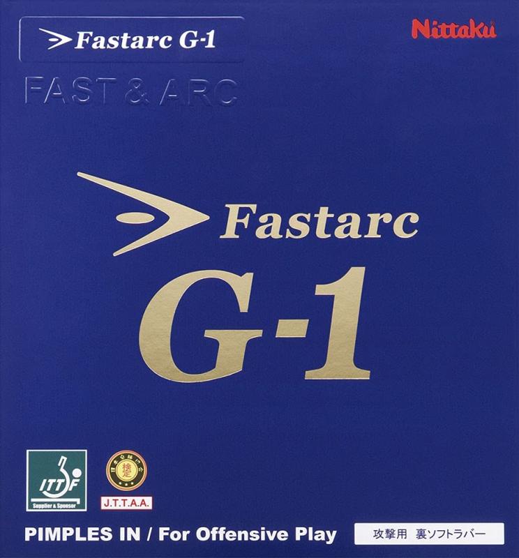ニッタク(Nittaku) 卓球 ラバー ファスタークG-1 裏ソフト テンション ブラック MAX NR8702