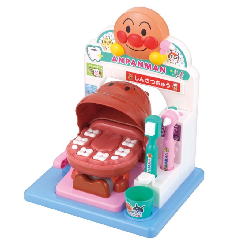 [バンダイ(BANDAI)] 歯がくるりんでピッカピカうがいもしようねアンパンマンおしゃべりはいしゃさん 対象年齢 2 才以上