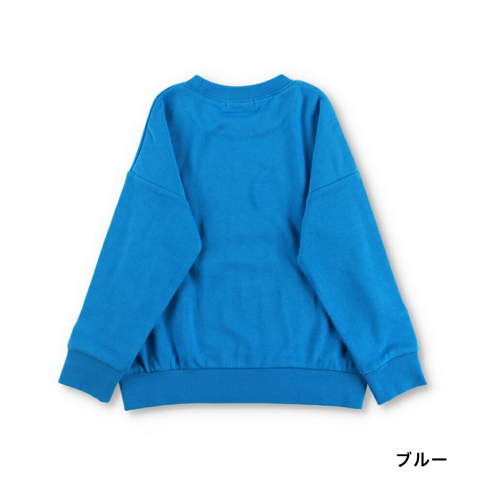 カレッジロゴトレーナー 長袖 カットソー ベビー プリント 男の子 子ども服 子供服 ボーイズ 子供 子ども ロゴ トップス こども キッズ  スウェット バックプリント ジュニア キッズファッション