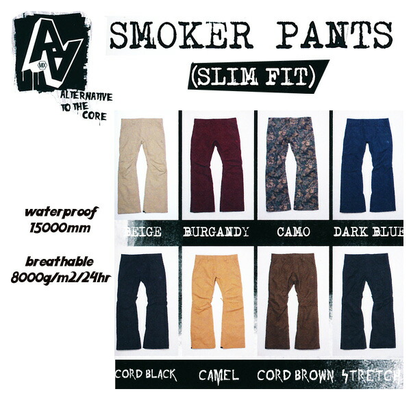 楽天市場】16-17 モデル AA HARDWEAR SMOKER PANTS スモーカーパンツ
