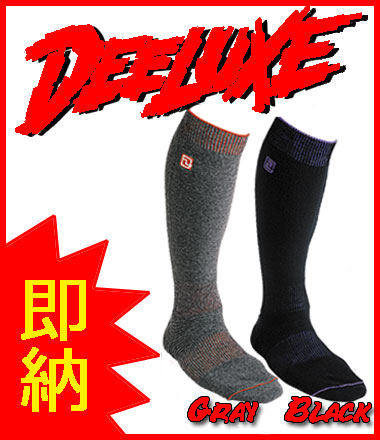 DEELUXE　ソックス　サーモソックス　ソックス　ブラック　グレー　【スノーボード　カシミヤ】【日本製　速乾　日本正規品】　クラシック　カラー