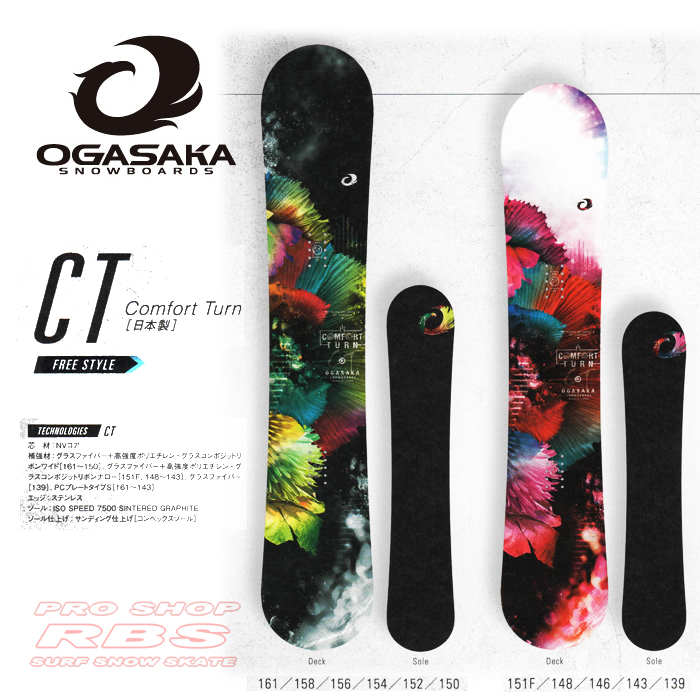 【楽天市場】18-19 NEWモデル OGASAKA オガサカ CT シーティー OGASAKA SNOWBOARDS 【オガサカ