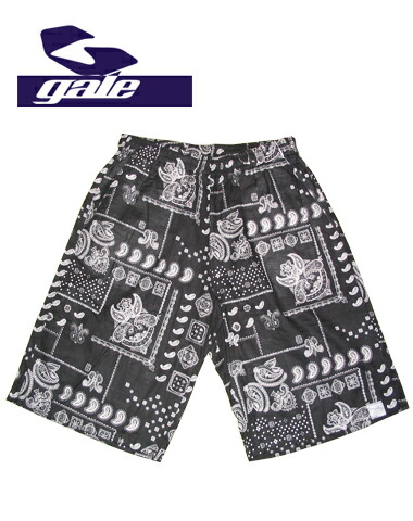 GALE ショートパンツ 【カラー BLACK PAISLEY】【ペイズリー】715005