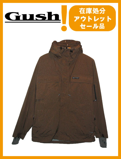 GUSH GROUND JACKET カラー BROWN 【ガッシュ ジャケット】 【スノーウェア】 【日本正規品】