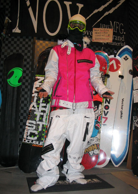 LUVE HUSKY  JACKET 色つや サクラ色 【ルーブ 芙蓉手がかり】【スノーボード 御召しもの】【日本置き目品】