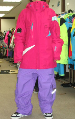★新品未開封REW KAMIKAZEカーゴパンツ L-PURPLE×VIOLET【スノーボード お召しもの 貨物輸送無料】日本置き目品