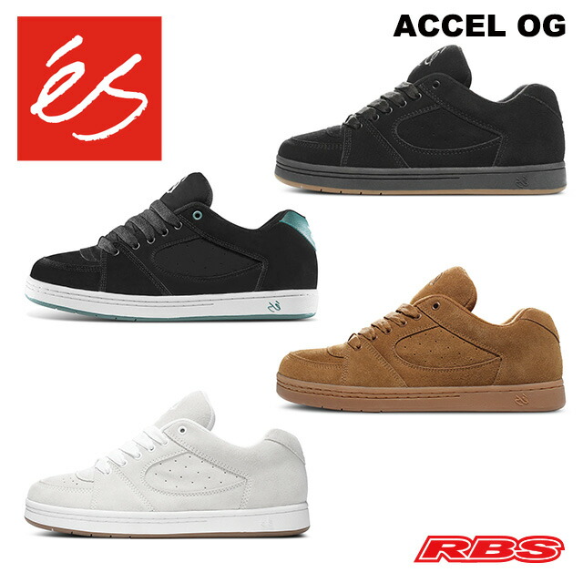 ES - 新品　エス　スケートボード　ACCEL OG 28 アクセル ES SHOES エス シューズ スニーカー アクセル ACCEL OG BLACK