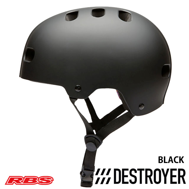 DESTROYER HELMET MATT BLACK FLOWER 【スケボー 安全帽 デストロイヤー】【滑るゲーム盤 労働者階級 頭 天天 保護すること ケガ押しとどめる】【日本定め事品】