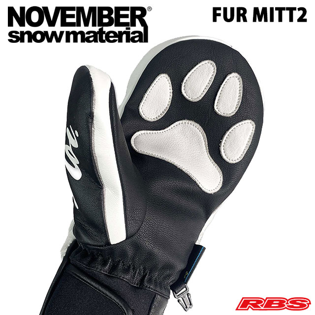 NOVEMBER 地球儀 FUR MITT2 毛革グローヴ2 【ノーベンバー ノベンバー】【スノーボード 地球儀】【新品未開封 貨物輸送無料 23-24 24-25 日本定め事品】