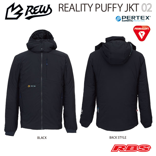 REW THE REALITY PUFFY JKT 02 PRIMALOFT　/ アールイーダブリュー/　ボード用インナー　REW　送料無料！2026 モデル 楽天市場】REW THE REALITY PUFFY JKT 02 PRIMALOFT /アールイー