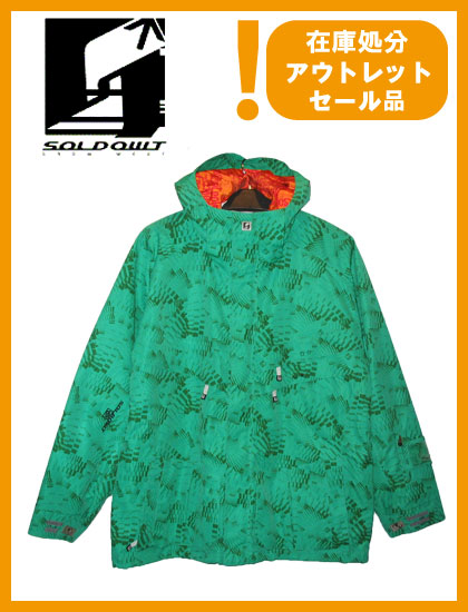 SOLD OWT  15 JACKET 色つや GREEN CAROL 【ソールドアウト 上衣】【スノーボード 御召しもの】【日本置き目品】