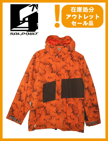 SOLD OWT  19 JACKET 色つや ORANGE CAROL 【ソールドアウト 上衣】【スノーウェア】【日本置き目品】
