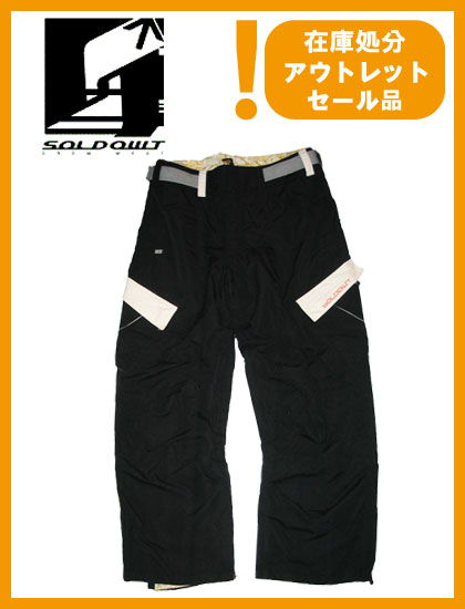 SOLD OWT  RUSTORE SGX PANTS 色合い BLACK 【ソールドアウト ズボン下】【スノーウェア】【日本置き目品】