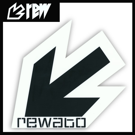 Rew Sticker 【楽天市場】REW ステッカー ARROW LOGO L WHITE×BLACK 715005:プロショップ RBS