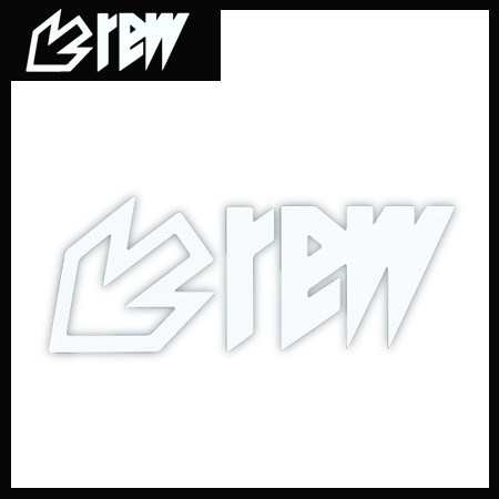 Rew Sticker 【楽天市場】REW ステッカー LOGO M カラー WHITE:プロショップ RBS