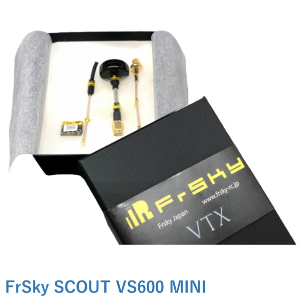 【最強配送】 FrSky SCOUT VS600 MINI　5.7Ghz日本仕様【AIRSTAGEオリジナル日本語説明書付】＜業務電波利用可能5.7Ghz技適取得済＞日本特別仕様