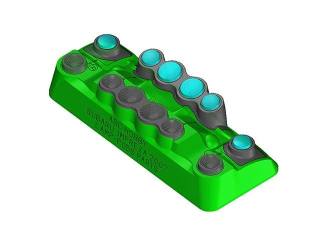 TT02ランチアデルタABC製ナイトステージフルLED仕様 ボディのみ ナイトステージ002 電飾用LED16ケ付 ランチア デルタ インテグラーレ用