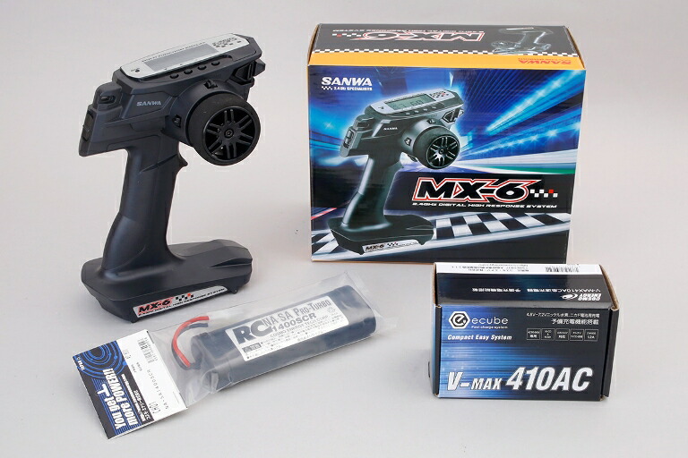 サンワMX-6コンピュータプロポ付フルセット