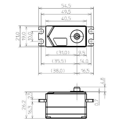 フタバ HPS-CT701 カー用 超ハイトルクロープロサーボ おもちゃ ホビー